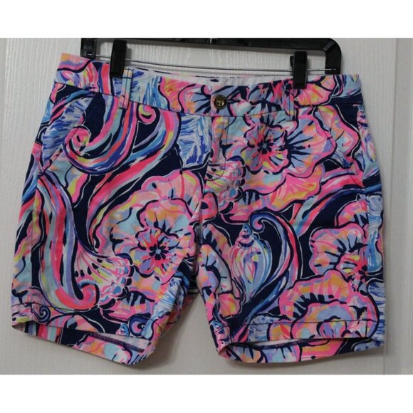 Lilly Pulitzer Jayne Stretch Shorts Size 4 - Picture 1 of 6